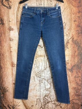 Men’s Blue Jeans American Eagle Outfitters Flex 360 Skinny Dark Wash Denim 30x34